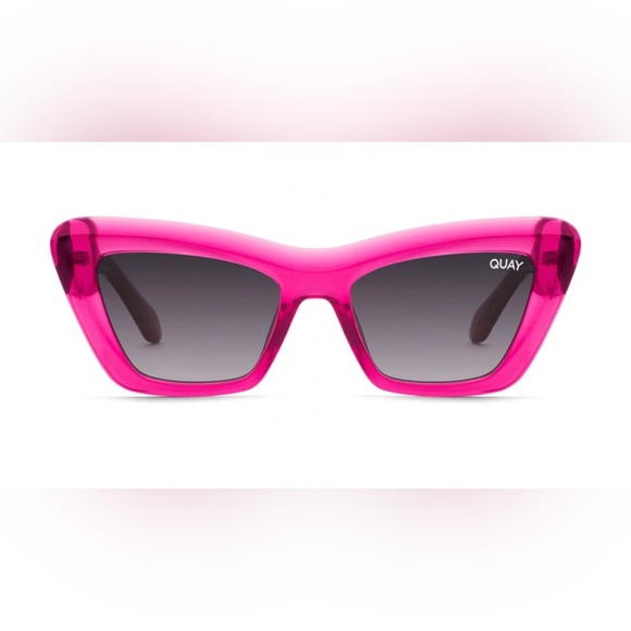 QUAY On The Radio pink cat eye Sunglasses new‎ - Picture 1 of 6